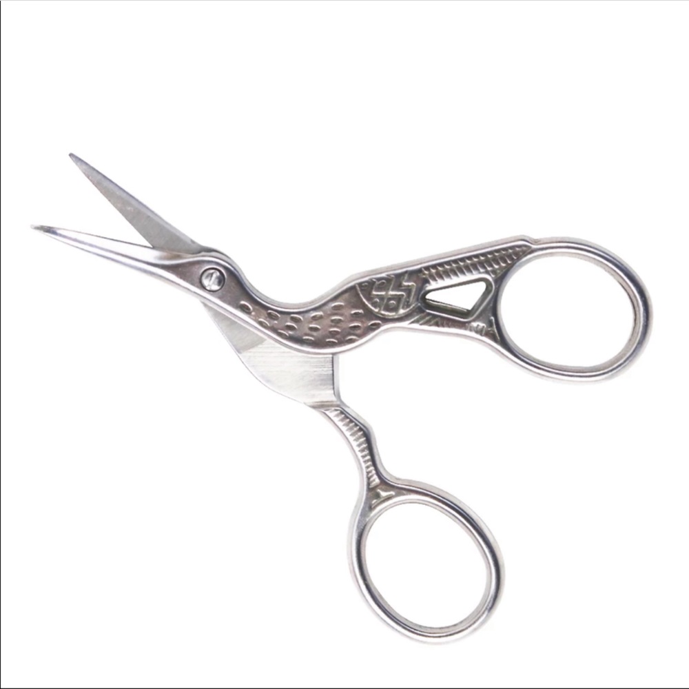 Embroidery Crane Bird Scissors